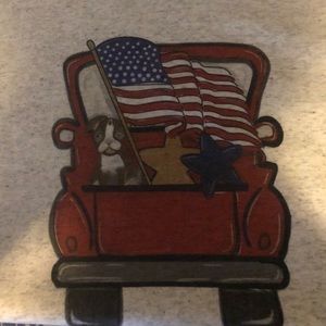 Patriotic Red Truck T-shirt